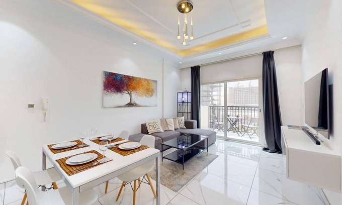 Al Barsha Apartment | Al Ghaf - Upgraded One Bed with Pool View in Arjan
