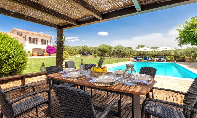 Alghero Villa | Alghero Villa Emanuel for 10 people, swimming pool and sea view