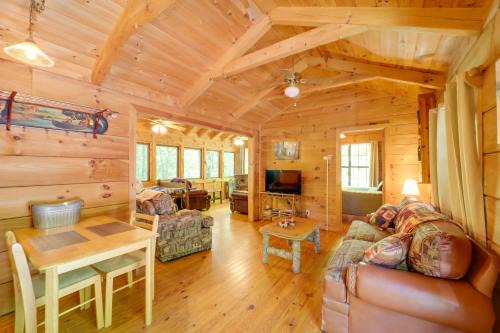 Vein Mountain House | All-Season Sunroom and Hot Tub Marion Cabin Retreat