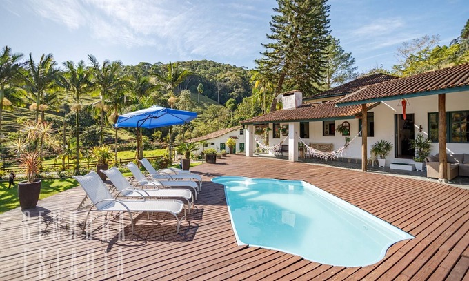 Sao Pedro de Alcantara Other | Alpen Ville Farmhouse with Unforgettable Pool