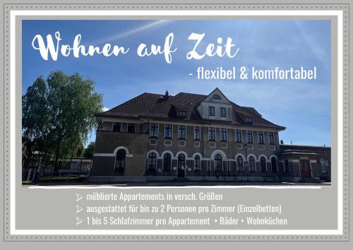 Schwaan Apartment | Alter Bahnhof Schwaan - Monteurswohnungen