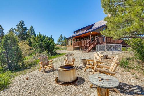 Long Valley Junction House | Alton Cabin with Wraparound Deck, Forest Views