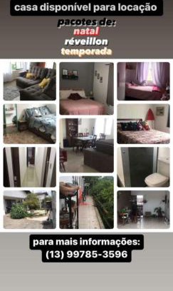 Vila Santa Rosa House | Aluguel casa temporada Guarujá