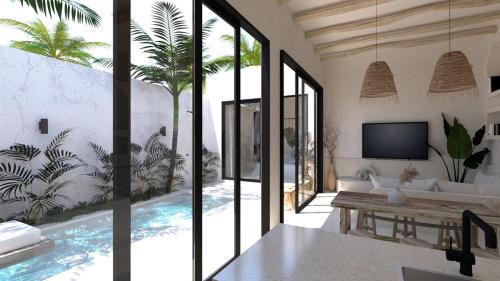 Sei Pinang Villa | Aluna 1BR with private pool kedungu