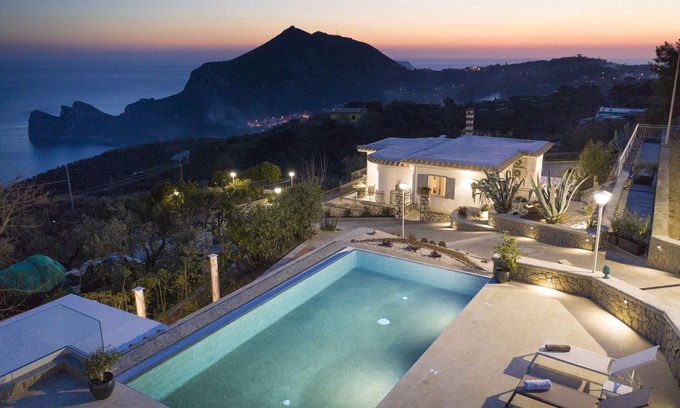 Massa Lubrense Villa | AMORE RENTALS - Villa Ligea with Private Swimming Pool, Sea View and Parking