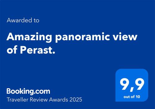 Perast Apartment | Amazing panoramic view of Perast.