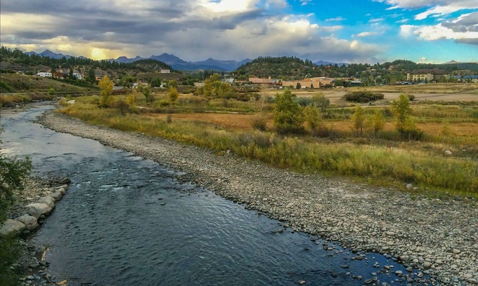 Pagosa Springs House | Amazing Town Home Right on San Juan River, Big Views, Near Town, Central A/C