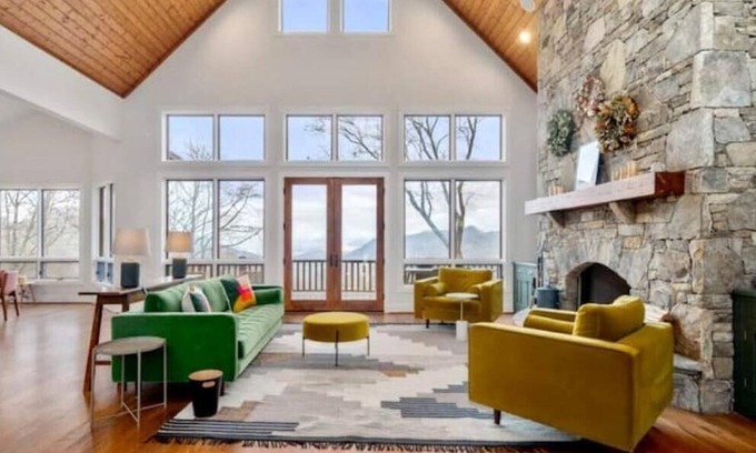 Bear Lake Reserve Villa | Amazing views at L’Oursière in Bear Lake Reserve, from the new hot tub.