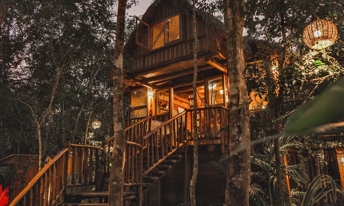 Puerto Morelos Cabin | Anand Ecoaldea - Jungle Villa in Puerto Morelos