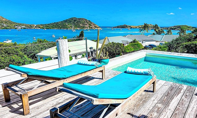 Cul de Sac Villa | Ancre Bleue, charming villa with a stunning view of Pinel Island