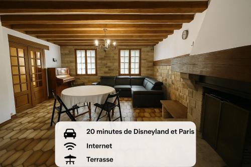 Champs-sur-Marne House | Anh Dao-Disneyland-Parking Gratuite et Terrasse