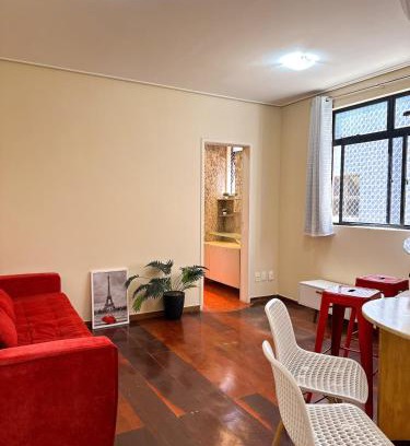 Mangabeiras Apartment | Apê Letícia I Ar condicionado, wifi e garagem na Zona Sul de BH