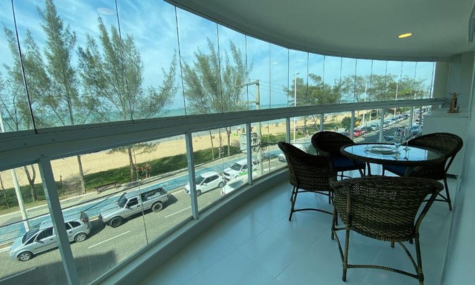 Macae Apartment | Ap linda vista de frente para a praia | MAVN202