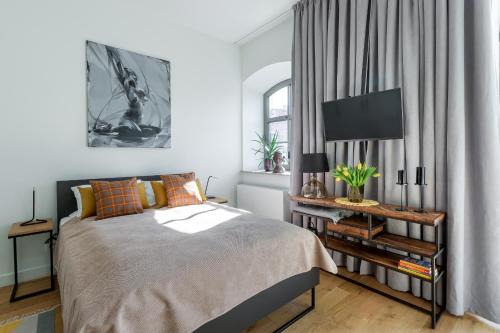 Srodmiescie Apartment | Apartament Słoneczny - Młyn Maria - Art Apartments