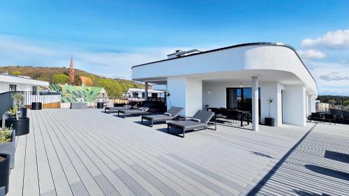 Miedzyzdroje Apartment | Apartament Wakacyjny Baltic Waves Resort - taras 180 m2