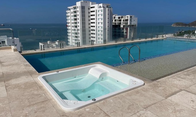 Pozos Colorados Apartment | Apartamento con vista espectacular 13 - Pozos Colorados Santa Marta