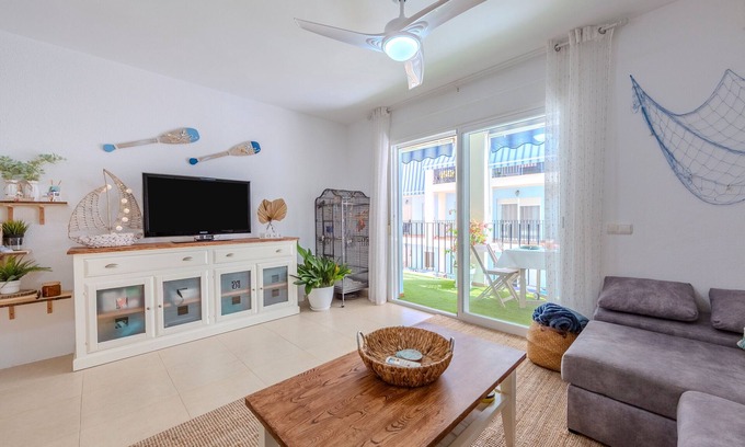 Almerimar Apartment | 'Apartamento Zen Dreams Almerimar' with sea views, Wi-Fi, and air conditioning