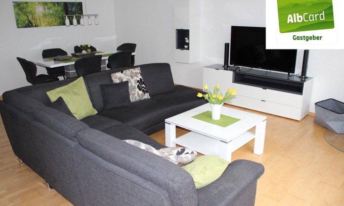 Erpfingen Apartment | "Apartment Albwiese*, ground floor 92sqm plus garden incl. AlbCard"