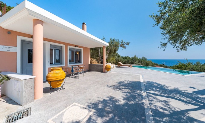 Parga Apartment | Apartment 'Alex Bar A' with Sea View, Wi-Fi and Air Conditioning