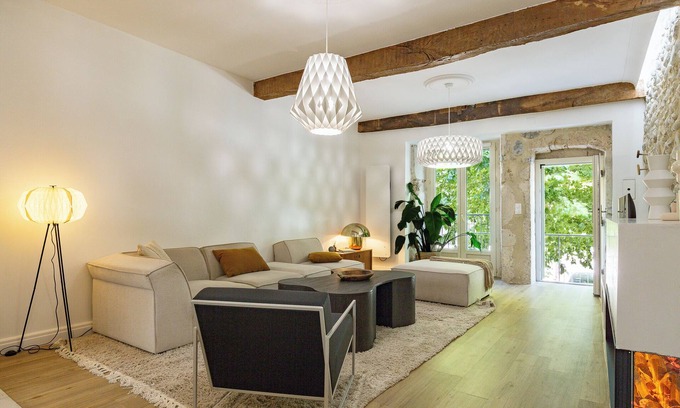 Pont-en-Royans Apartment | Apartment 'Aux Portes Du Vercors' with Balcony and Wi-Fi