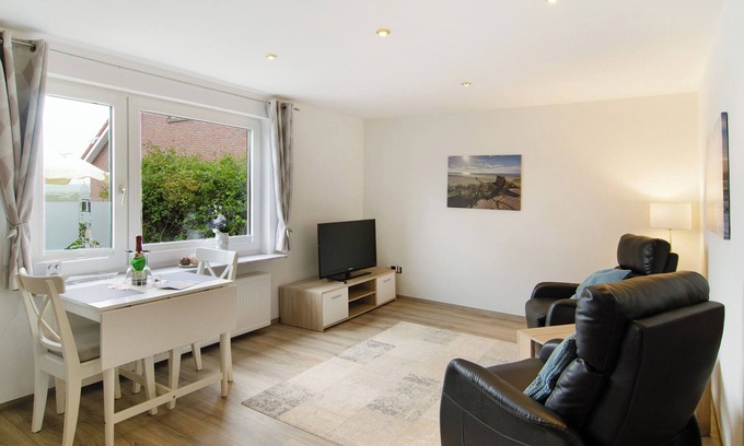 Borkum Apartment | Apartment 'Dünensand' with Wi-Fi