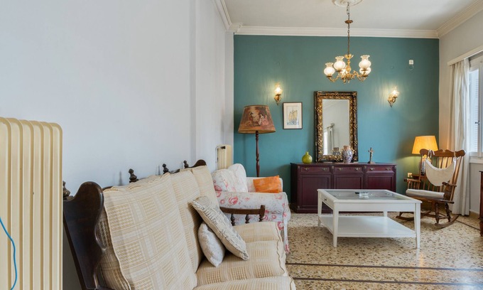 Athens Apartment | Apartment 'Family, Enjoy Athens, Apt 90 Cm' with Private Garden, Wi-Fi and Air Conditioning