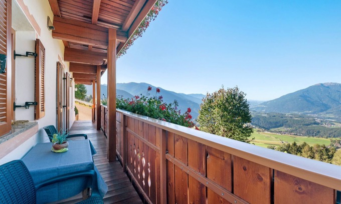 Rodengo Apartment | Apartment 'Gruberhof 1 with Mountain View' with Mountain View, Shared Garden and Wi-Fi