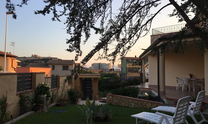 Province of Cagliari Apartment | Apartment in villa with garden and jacuzzi