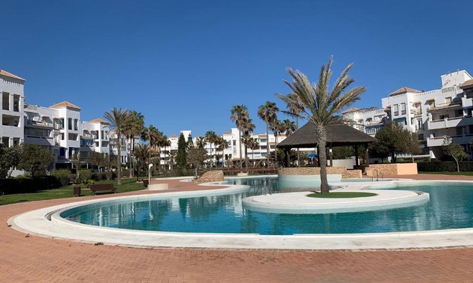 Almerimar Apartment | Apartment on Top Beach location next to the 27h golf and marina