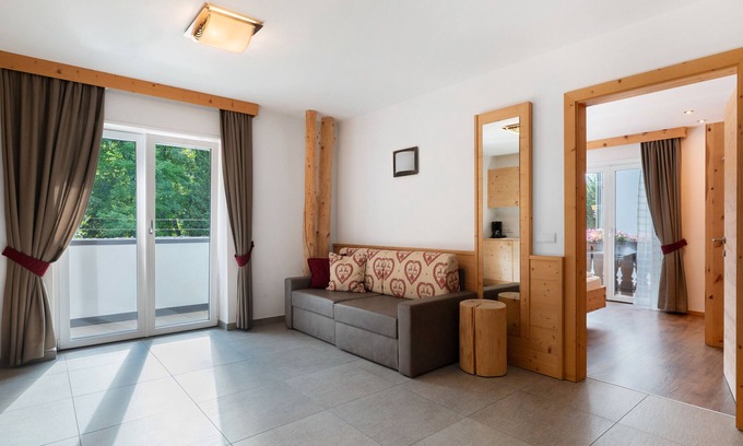 Sarntal Apartment | Apartment 'Residence Olympia 2' with Mountain View, Shared Garden and Wi-Fi