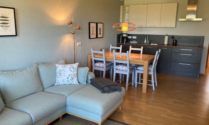 Prebberede Apartment | Apartment view to the lake - Sophienhof New Heinde