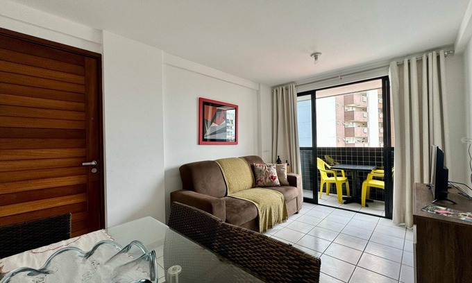 Ponta Negra Apartment | Apartment with 2/4 - 400 meters from Ponta Negra beach (sleeps 5 people)