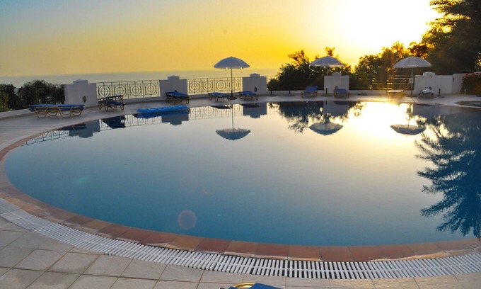 Agios Gordios Apartment | Apartments with pool "Maria" on Agios Gordios beach