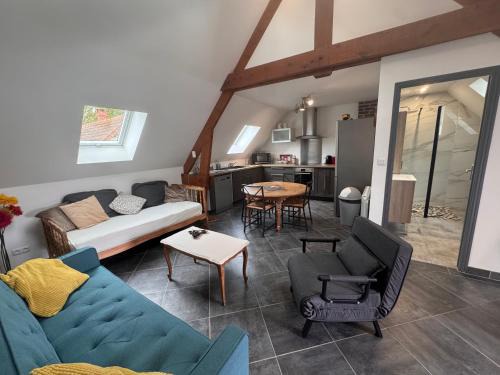Vaux-Marquenneville Apartment | Appart à la ferme, chez Shoopie