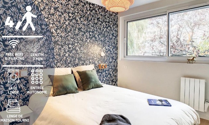 Ancely Apartment | Appartement Ancely tout neuf déco aéro - parking gratuit - Proche Blagnac