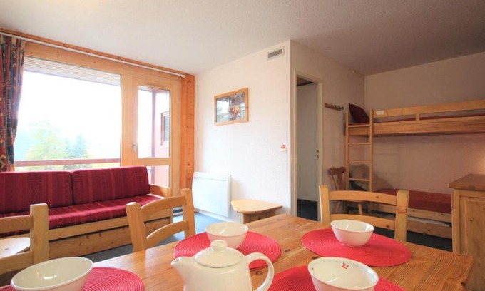 Arc-1800 Apartment | Appartement cosy · Proche pistes · Balcon · 6 pers · Wifi - FR-1-346-326