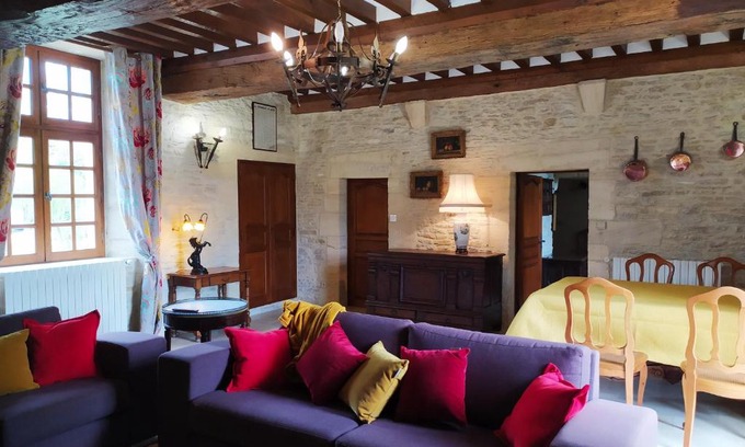 Crepon Apartment | Appartement Prestige Résidentiel 3 chambres 3 salles de bain au Manoir de Mathan à Crépon 5 mn d'Arromanches et 10 mn de Bayeux