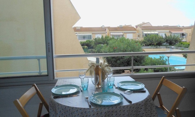 Marseillan Plage Apartment | APT 2 ROOMS 21M2 + TERRACE 7M2 REF 4035