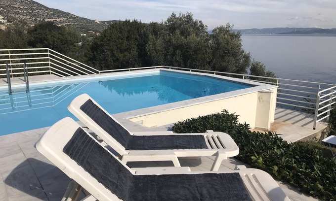 Marathon Apartment | "ARGO" SUITE- SEA VIEW-POOL-45 Athens and National Airport of Athens
