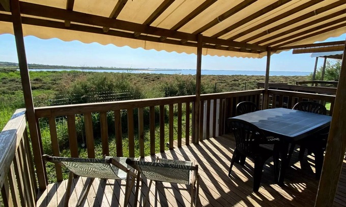 Villeneuve-les-Maguelone House | Arnel Campsite * - Mobile home Key West - View pond - 3 ch - 6 people