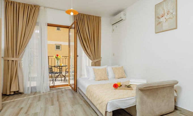 Lazi Apartment | Arvala Apartments- Double studio with balcony