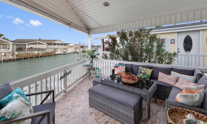 Port Isabel House | Available for Spring! Amazing Water Views! Waterfront Home