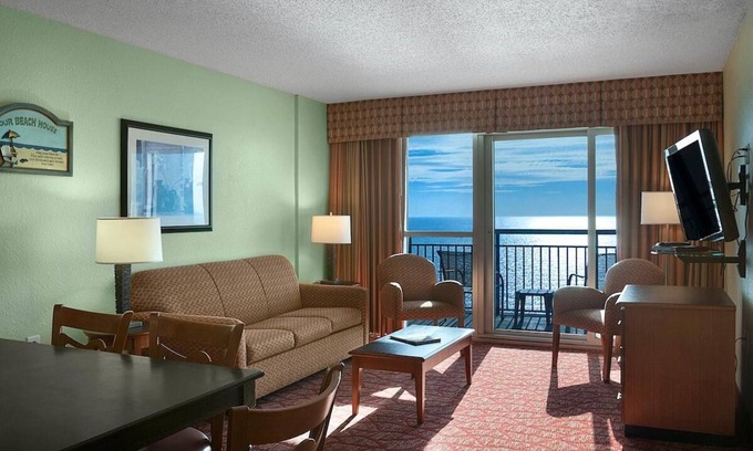 Downtown Myrtle Beach Condo | Azure Allure Dual Balconies, Oceanfront Escape