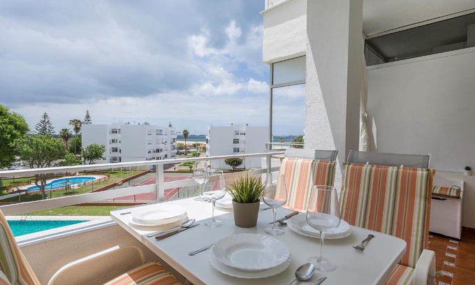 Valdelagrana Apartment | Azvalia - Valdelagrana Puerto Príncipe, Playa, piscina, parking