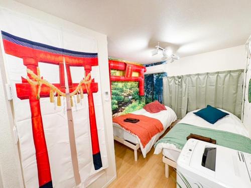 Ikebukuro Apartment | B 2rooms MAX6people 6min Shinjuku 11min Shibuya 12min walk Ikebukuro LEON RESORT IKEBUKURO traditional Japanese room 池袋 最大6名