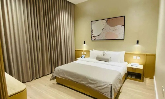 Al Jerf 2 Apartment | Baithans Furnished Apartments - Two Bedroom Apartment with Balcony