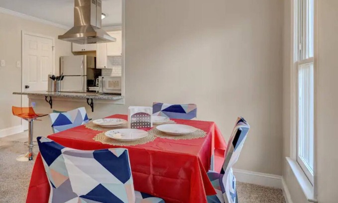 Durham Apartment | Balcony - Downtown - Duke - UNC - Pet Friendly