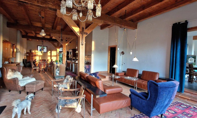 Mellenthin House | Barn loft Usedom -4- family oasis up to 15 pax spacious big garden dog-friendly