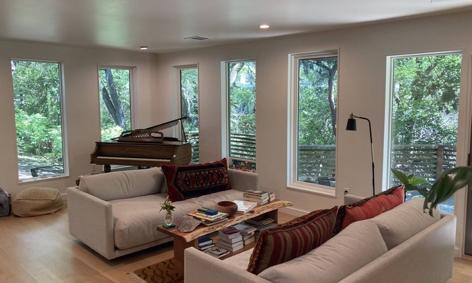 South Lamar House | Barton Hills Retreat with Studio