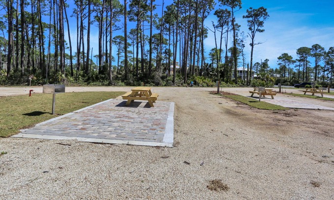 Cape San Blas RV Rental | Bay Front Cape San Blas RV Site ~ Bay Destiny Lot 3